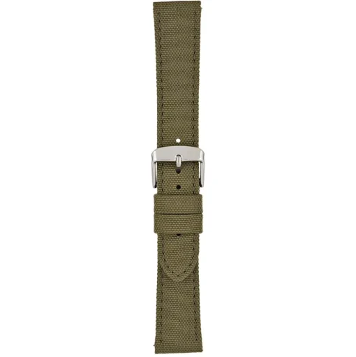 BROMPTON Green Fabric Watch Strap Stitched Edge WH666