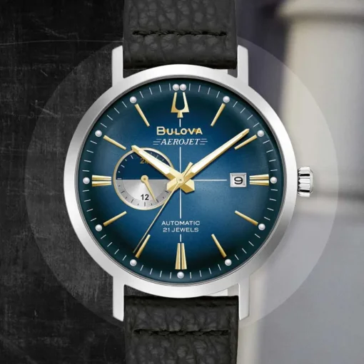 Bulova | Aerojet Blue Dial Watch | 96B374