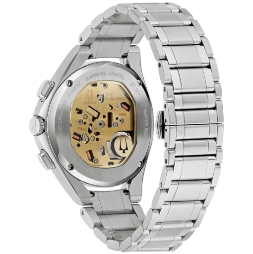 Bulova | Curv Chronograph Green Dial Watch | 96A297