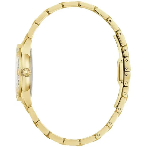 Bulova | Sutton Diamond Bezel Gold Tone Watch | 98R297