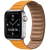 Camden | Yellow Magnetic Leather Strap to fit Apple Watch® | APL1109