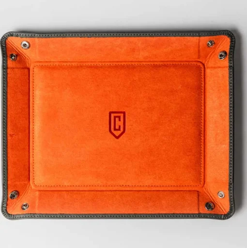 Cased in Time | Valet Tray | Aerospace Orange