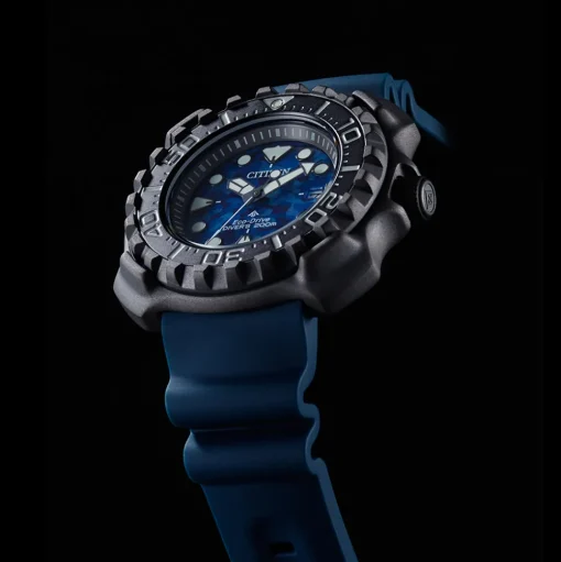 CITIZEN – Promaster Diver Super Titanium Blue Strap Watch BN0227-09L