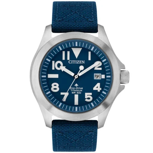CITIZEN – Promaster Tough Blue Dial Super Titanium Watch BN0118-12L