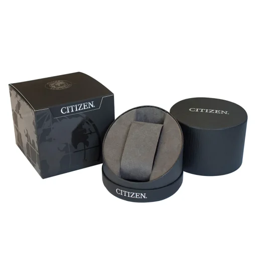 Citizen | Silver Patterned Dial Two Tone Watch | EM0506-77A