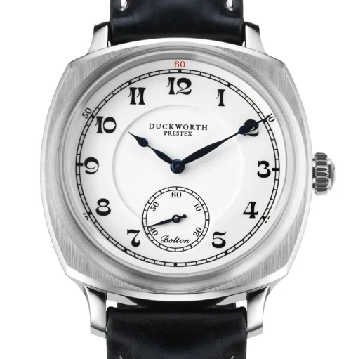 Duckworth Prestex | Bolton ‘Small Seconds’ Black Strap 39mm | D667-02A