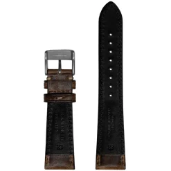 DUCKWORTH PRESTEX – Dark Brown Horween Leather Watch Strap 22mm DPDBL22