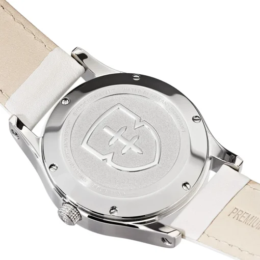 ELLIOT BROWN – Kimmeridge 38mm Champagne Dial Ivory Strap Watch 405-008-L54