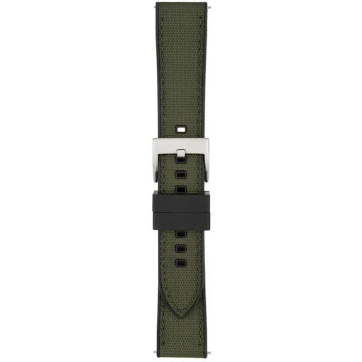 Endura | Khaki and Black Sailcloth Rubber Hybrid Strap | WS202