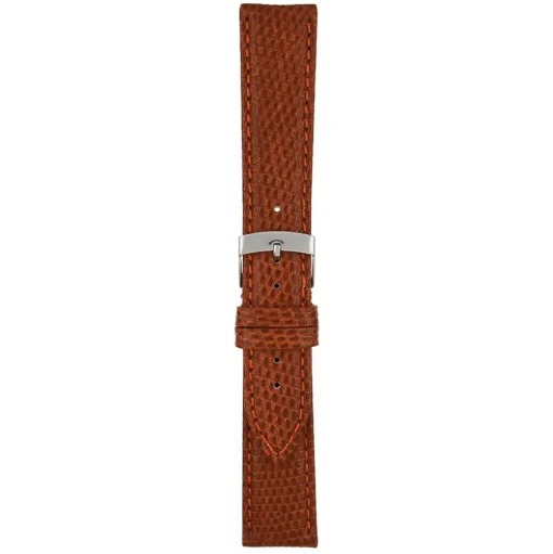 FIRENZE Tan Italian Made Genuine Lizard Watch Strap W681