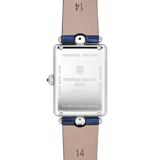 Frederique Constant | Art Déco Careé Blue Strap | FC-200MPW2AC2D6