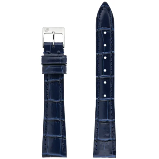 FREDERIQUE CONSTANT – Blue Shiny Calf Leather Strap 15mm FCS-DBLUE15X12 SHINY SS