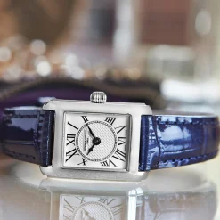 FREDERIQUE CONSTANT – Carrée Leather Strap Watch FC-200MC16