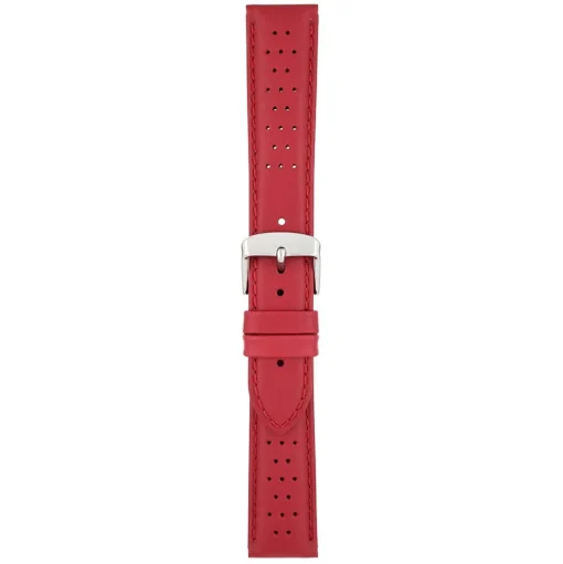 Goodwood | Red Perforated Leather Strap | WH827