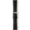 Hastings | Black Alligator Grain Strap Orange Stitching | LS1395/O