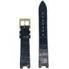 Herbelin | Black Crocodile Grain Leather Strap 16mm 17343 | 16E343 NORE 14