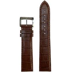 Herbelin | Brown Croco-grain Leather 20mm | 20 398 MARO 18