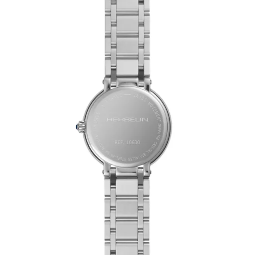 Herbelin | Galet Silver Dial Steel Bracelet 31.5mm | 10630B28