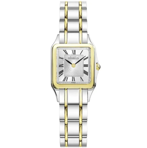 Herbelin | Luna Square Two Tone Bracelet Watch | 17457BT01