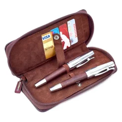 Leanschi | Single Watch Zip Case Multipurpose | UPO1-CHOC