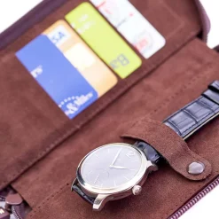 Leanschi | Single Watch Zip Case Multipurpose | UPO1-CHOC