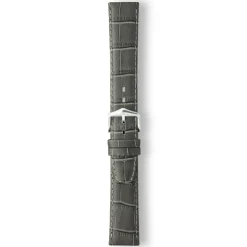 LULWORTH Grey Antique Croco Grain Leather Watch Strap LS1209/9
