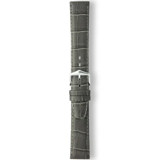 LULWORTH Grey Antique Croco Grain Leather Watch Strap LS1209/9