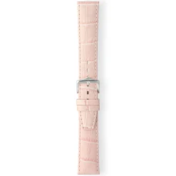 LULWORTH Pastel Pink Antique Croco Grain Leather Watch Strap LS1209/15