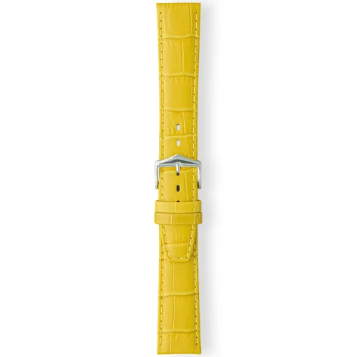 LULWORTH Yellow Antique Croco Grain Leather Watch Strap LS1209/14