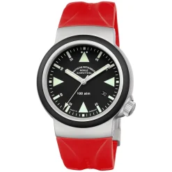 Mühle-Glashütte | S.A.R. Rescue Timer Red Rubber Strap | M1-41-03-KB-VIII