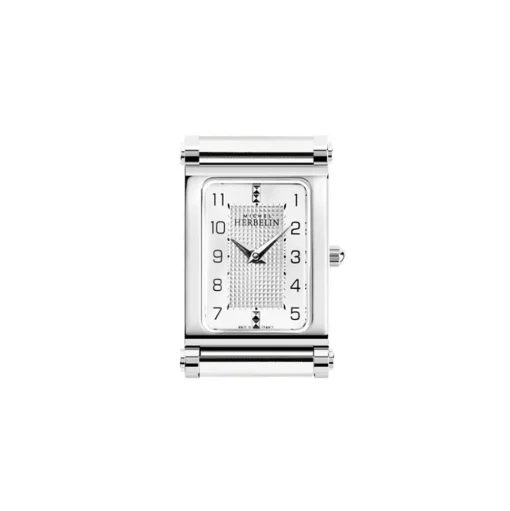 MICHEL HERBELIN – Antarès Rectangular Steel Customisable Watch H.17048/28