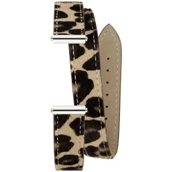 MICHEL HERBELIN – Antarès Strap Leopard Print Wrap Around BRAC.17048.76/A