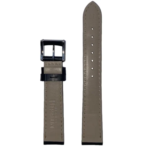 MICHEL HERBELIN – Black Crocodile Grain Leather Strap 16mm 17478 – 16 478 NOIR 14