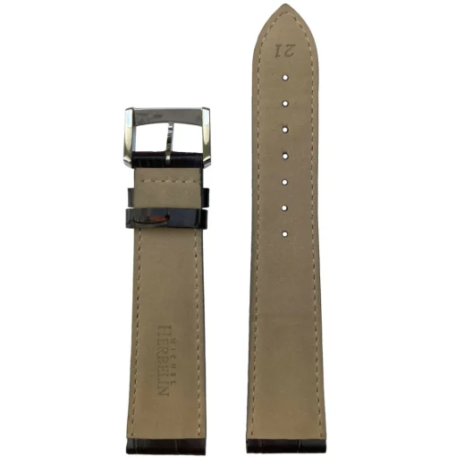 MICHEL HERBELIN – Brown Crocodile Grain Leather Strap 21mm 1947 – 21 947 MARO 18
