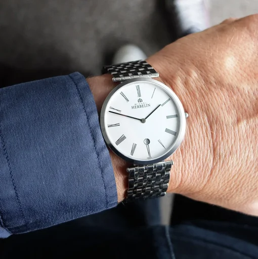 MICHEL HERBELIN – Epsilon Roman Dial Bracelet Watch 19416/B01N