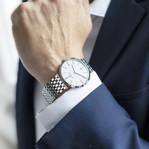 MICHEL HERBELIN – Epsilon Roman Dial Bracelet Watch 19416/B01N