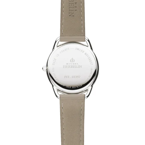 MICHEL HERBELIN – Equinoxe Taupe Strap Watch 18397/29GR