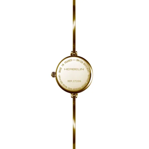 Michel Herbelin | FIL Black Dial Bangle Watch | 17206/BP14
