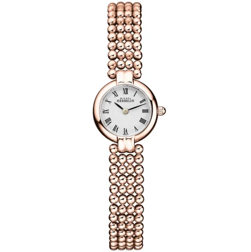 MICHEL HERBELIN – Perle Rose Gold Plated Watch 17433/BPR08
