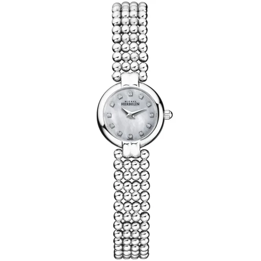 MICHEL HERBELIN – Perle Stainless Steel Bracelet Watch 17433/B59