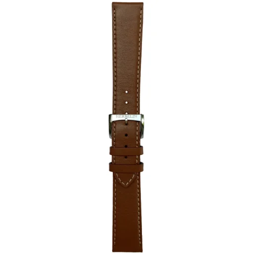 MICHEL HERBELIN – Tan Leather Strap 20mm 19515 – 20 515 LION 18