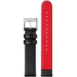 Mondaine | Black Vegan Grape Leather Watch Strap 16mm | FG3116.21Q