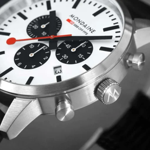 Mondaine | Neo 41mm Panda Dial | MSD.41410.LBV