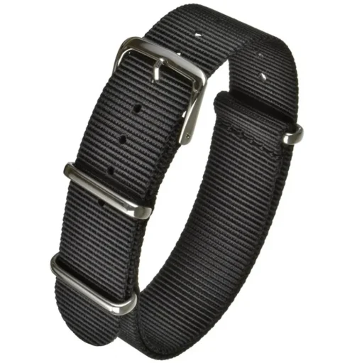 NATO Black Nylon Watch Strap MOD1