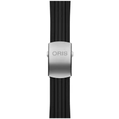 Oris | Black Rubber Strap Complete TT1 models 7517, 7518, 7519, 7520, 7521, 7527, 7609 & 7533 | 07 4 24 14EB