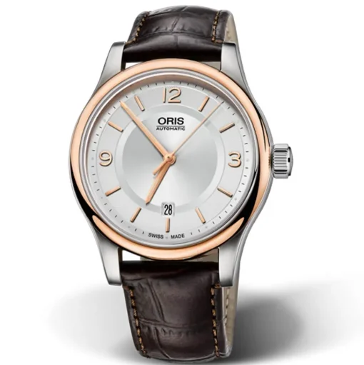Oris | Brown Leather Strap 20mm Classic Date model 7594 | 07 5 20 12