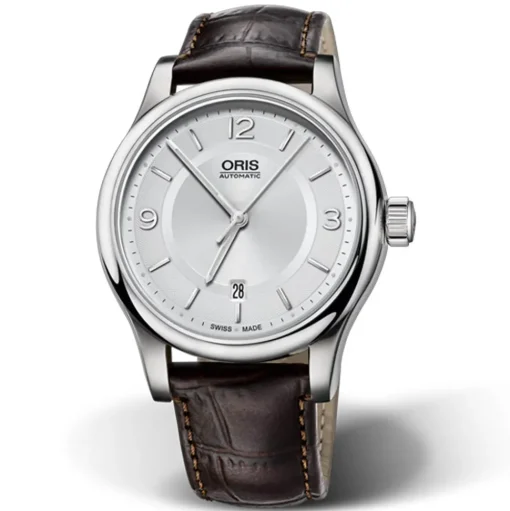 Oris | Brown Leather Strap 20mm Classic Date model 7594 | 07 5 20 12
