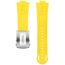 Oris | Yellow Rubber Aquis Strap 26mm Complete for models 7653, 7655, 7673 and 7675 | 07 2 26 33EB
