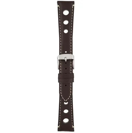RALLY Brown Rally Style Leather Watch Strap WH625