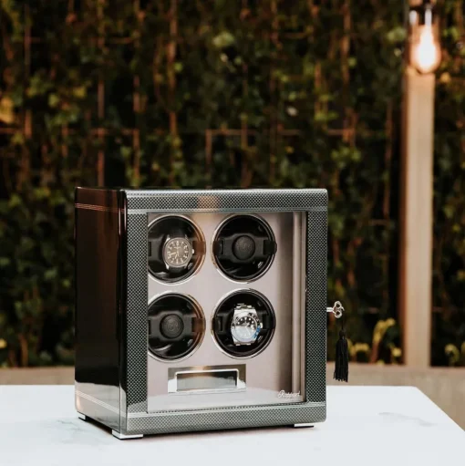 RAPPORT – Formula Quad Watch Winder in Carbon Fibre W564